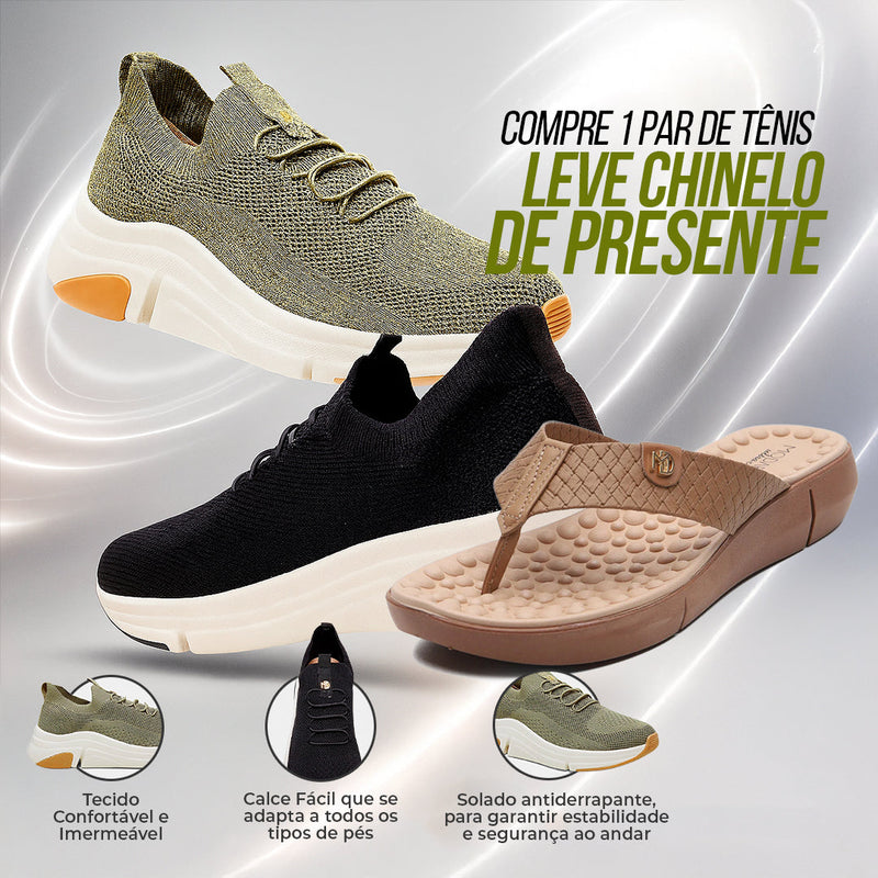Capa Pagina Tenis Nuvem Meia Modare