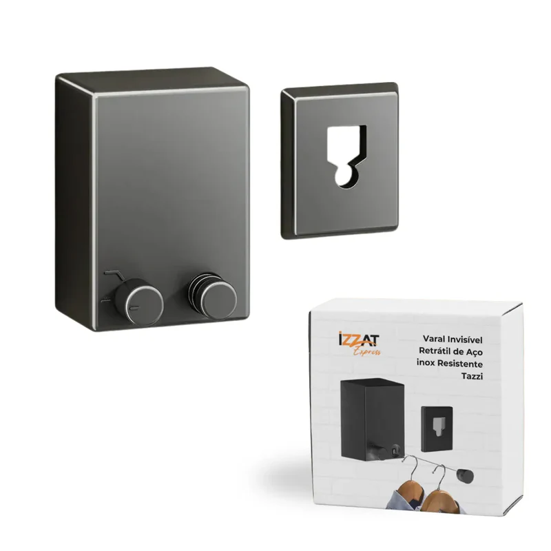 Varal Invisível Retrátil de Aço inox - HIT🔥 QUEIMA DE ESTOQUE