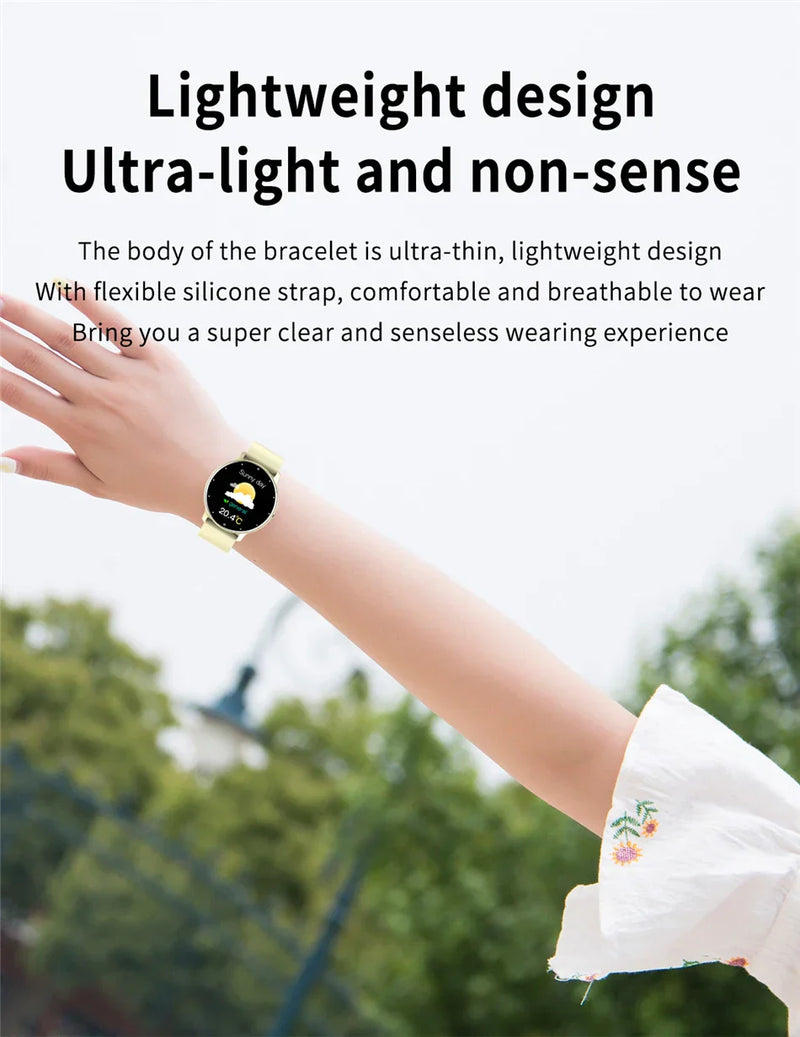 New Smart Watch Men Full Touch Screen Sport Fitness Watch IP67 Waterproof