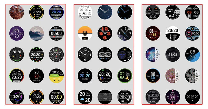 New Smart Watch Men Full Touch Screen Sport Fitness Watch IP67 Waterproof