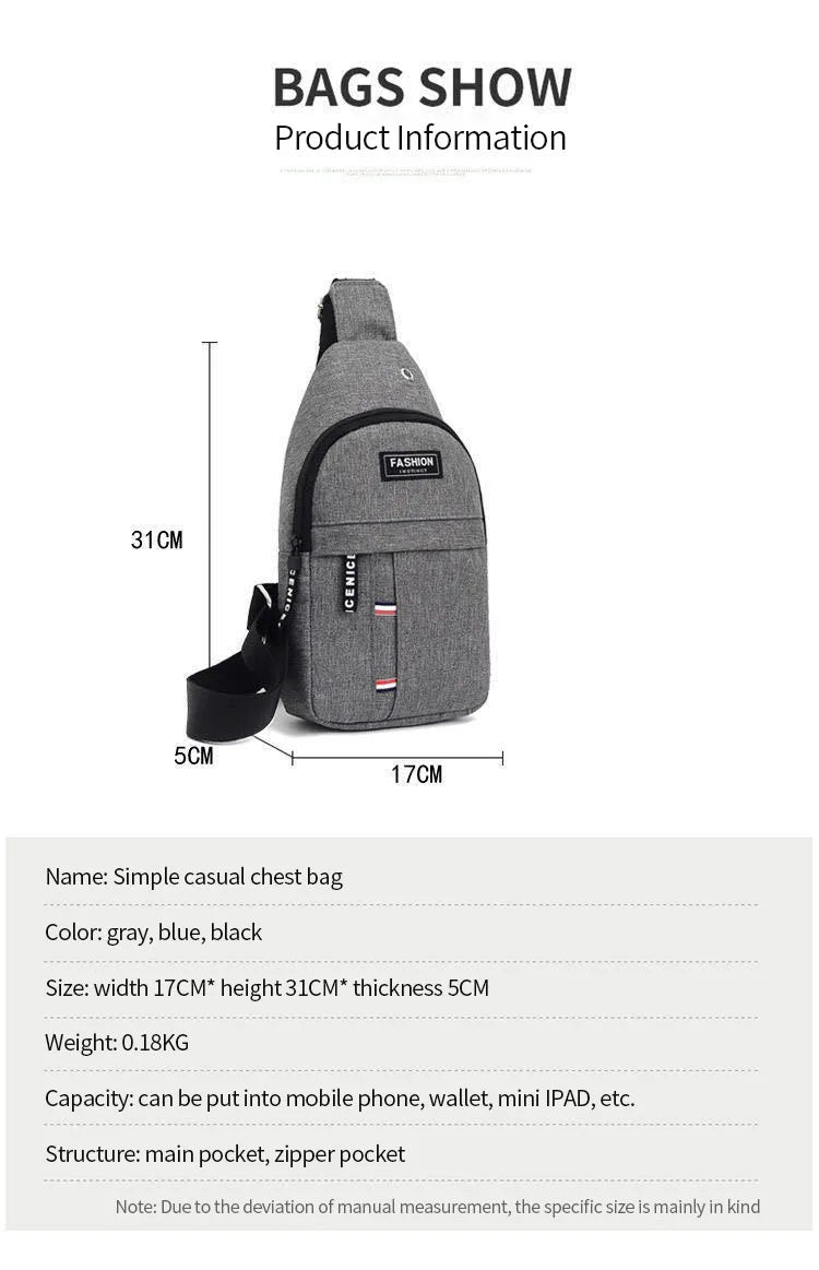 Men's Waterproof Large Bag Pack, Adjustable Strap For Outdoor Activities,