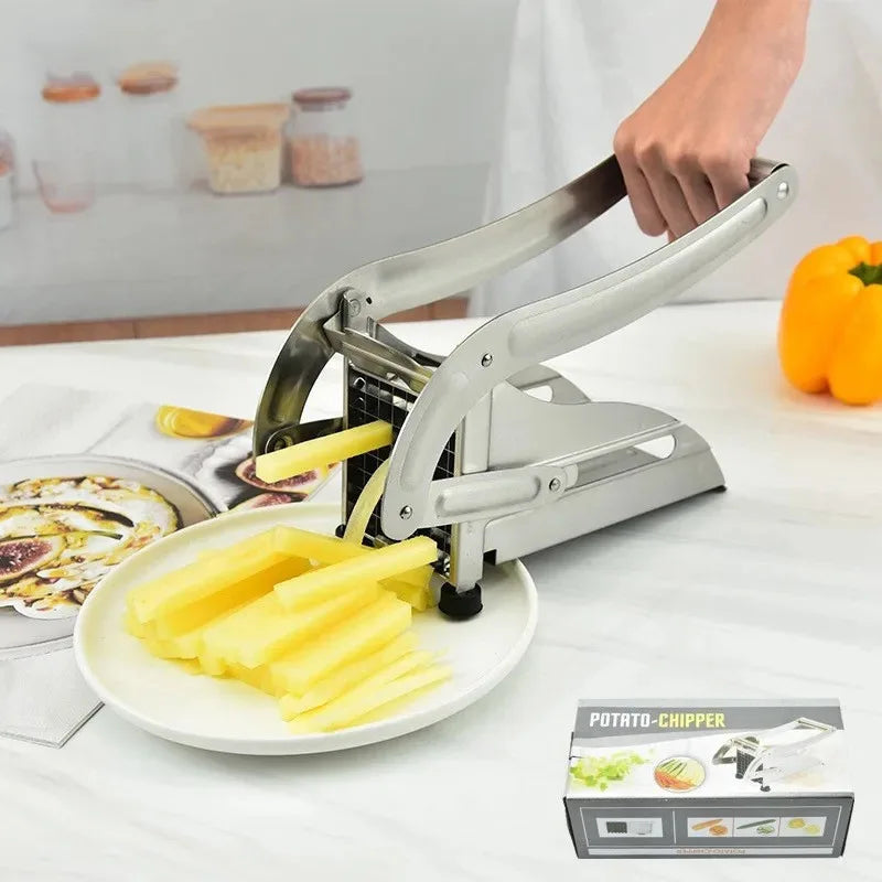 Kitchen tools are good helpers, potato slicer, manual french fry slicerr