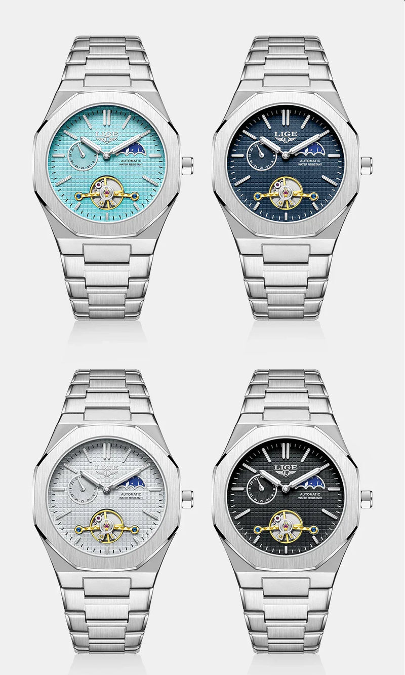 Mechanical Watches Men Fashion Luxury Automatic Mens Watch Waterproof Luminous