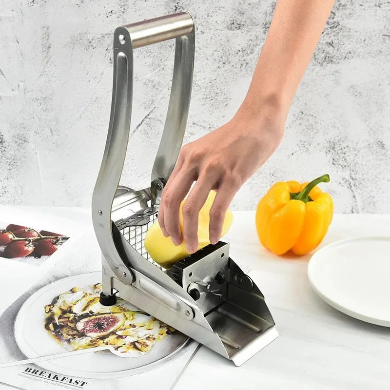 Kitchen tools are good helpers, potato slicer, manual french fry slicerr