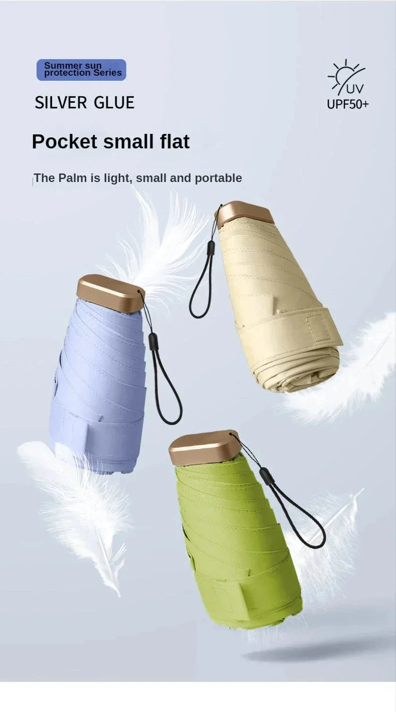 Mini Sun Umbrella Pocket Rain