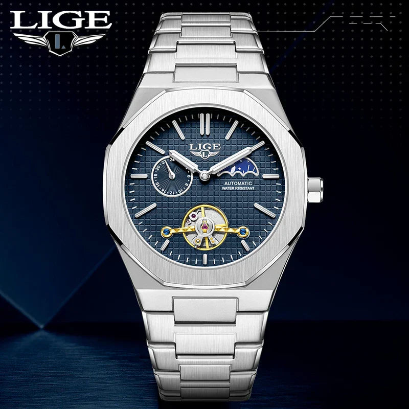 Mechanical Watches Men Fashion Luxury Automatic Mens Watch Waterproof Luminous