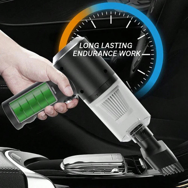 High Power Wireless Vacuum Cleaner Dual Use for Home and Car