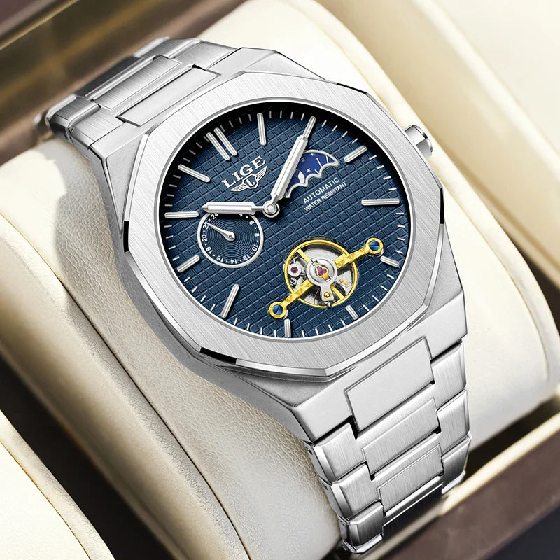 🎉Limited Offer Mechanical Watches Men Automatic Watch Waterproof