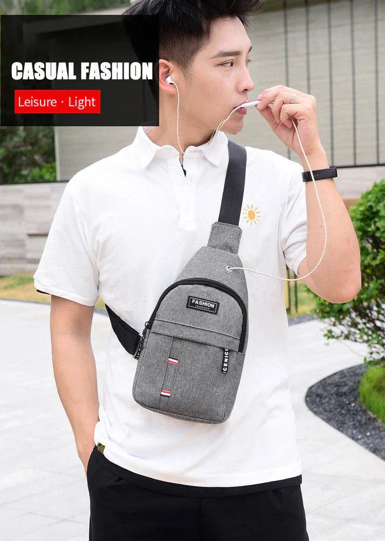 Men's Waterproof Large Bag Pack, Adjustable Strap For Outdoor Activities,