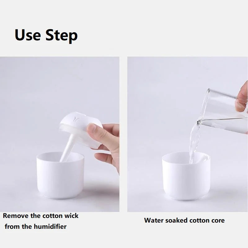 USB Mini Air Humidifier Aroma Essential Oil Diffuser For Home  with LED Color Lamp