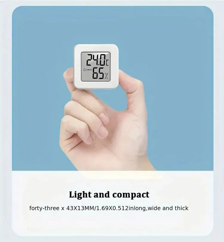 Indoor Mini Temperature and Humidity Meter Portable Electronic Digital Display