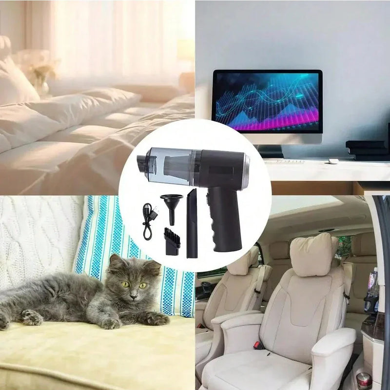 High Power Wireless Vacuum Cleaner Dual Use for Home and Car