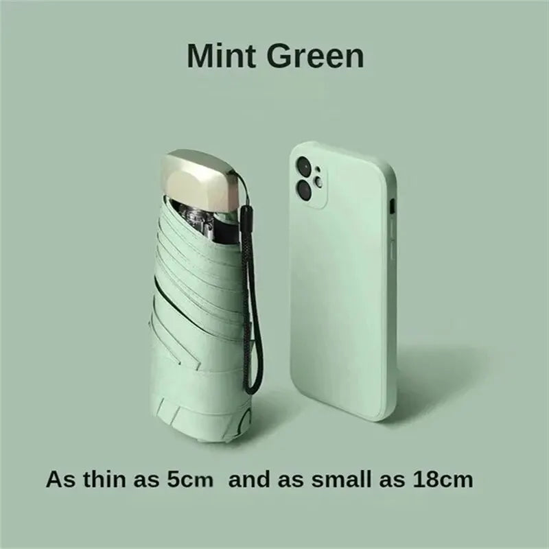 Mini Sun Umbrella Pocket Rain