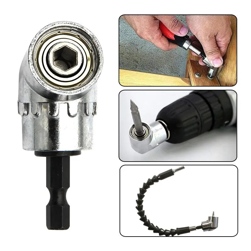 Screwdriver Joint Electric Drill Corner Attachment Extension Socket