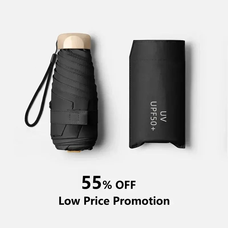 Mini Sun Umbrella Pocket Rain