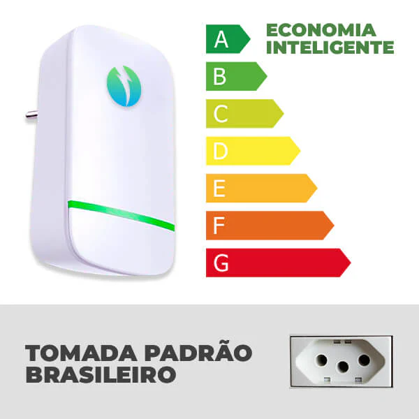 Energy Saver - Estabilizador de tensão bivolt para economia de energia